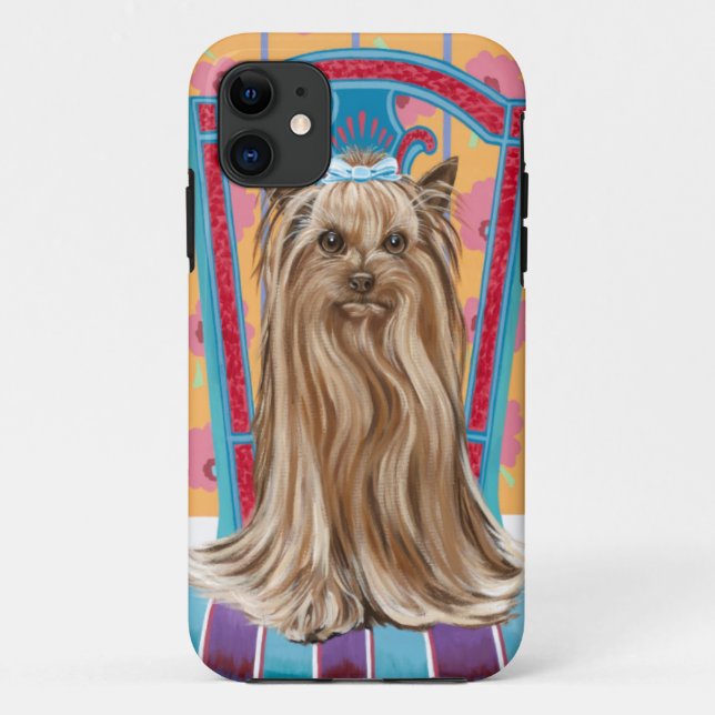 Coques Case-Mate iPhone Princesse de la Couronne Yorkie (Dos)