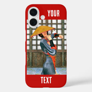 Coque Pour iPhone 16 Princesse Guerrière Mystique de Style Fantastique