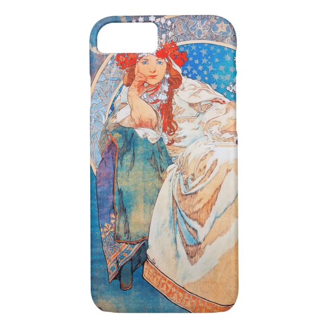 Coques Case-Mate iPhone Princesse Hyacinth, Mucha (Dos)