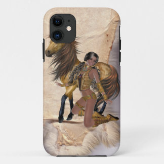 Coques Pour iPhone princesse indienne américaine et cheval