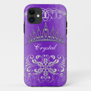 Case-Mate iPhone Case Princesse pourpre Tiara Personalized Case de