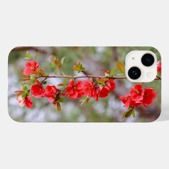 Coques Case-Mate iPhone Printemps florissant (Verso (horizontal))