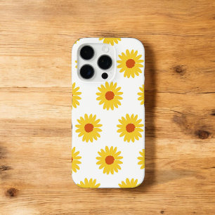 Coque iPhone 16 Pro Printemps lunaire de tournesol chic rétro