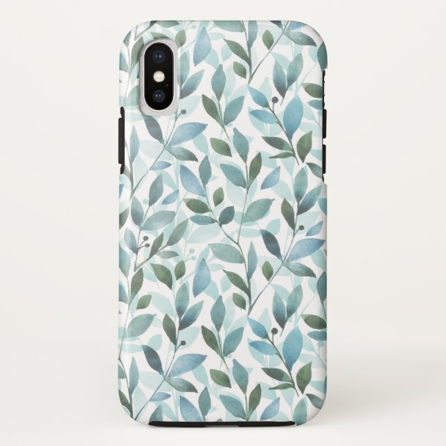 Coques Case-Mate iPhone Printemps. Motif floral aquarelle (Dos)
