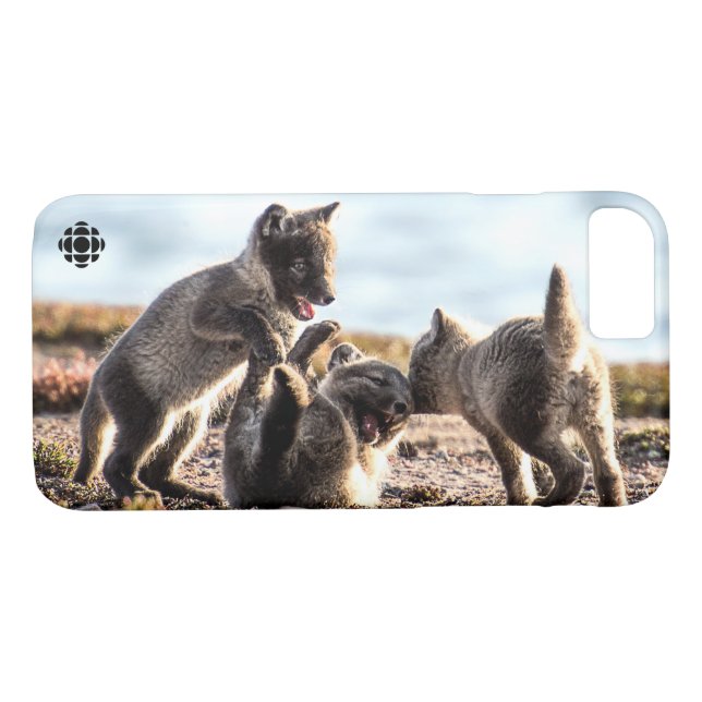 Coques Case-Mate iPhone Printemps - Renard arctique (Dos (Horizontal))