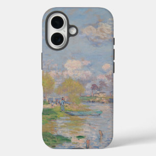 Coque Pour iPhone 16 Printemps sur la Seine par Monet Impressionniste