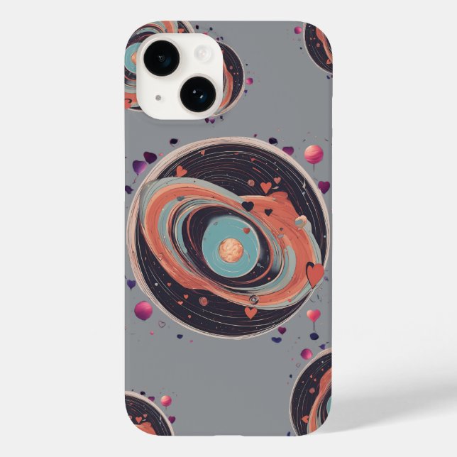 Coques Case-Mate iPhone 💖 🌠 "Pris dans ton orbite" (Verso)