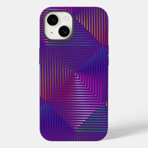 Coque Case-Mate iPhone Prison Arc-En-Ciel Sur Violet