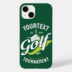 Coque Case-Mate iPhone Pro Golfer NAME Golf Trophée Tournoi de golf