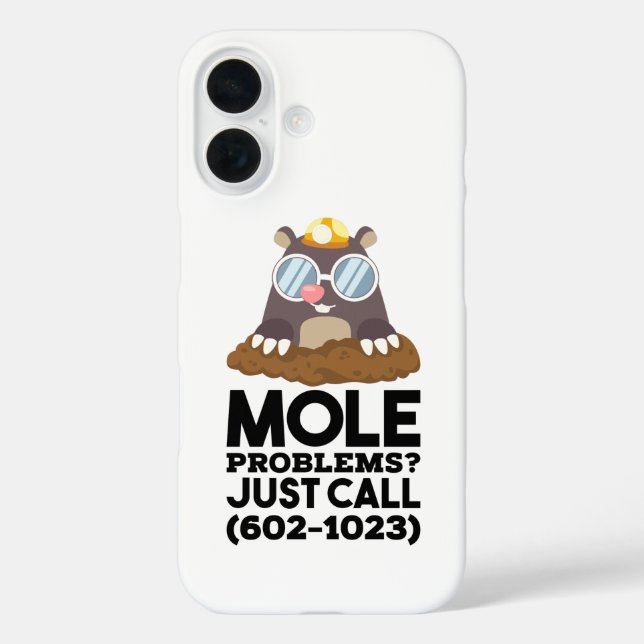 Coques Case-Mate iPhone Problèmes de chimie - Mole (Verso)