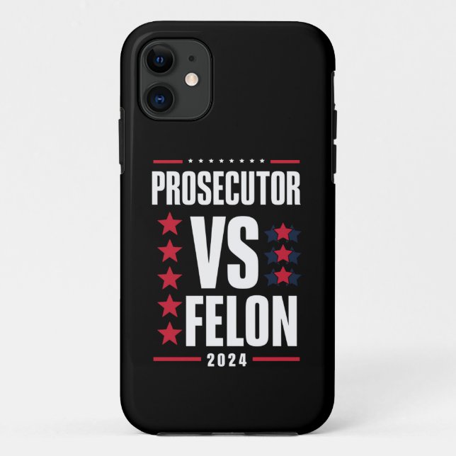 Coques Case-Mate iPhone Procureur Vs Felon 2024 (Dos)