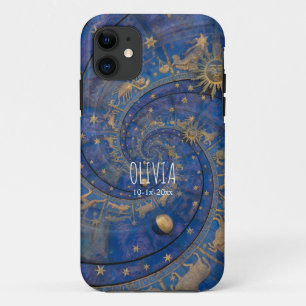 Case-Mate iPhone Case Produit : Spirale du zodiaque céleste personnalisé
