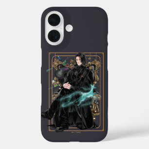 Coque Pour iPhone 16 Professeur Anime Severus Snape assis