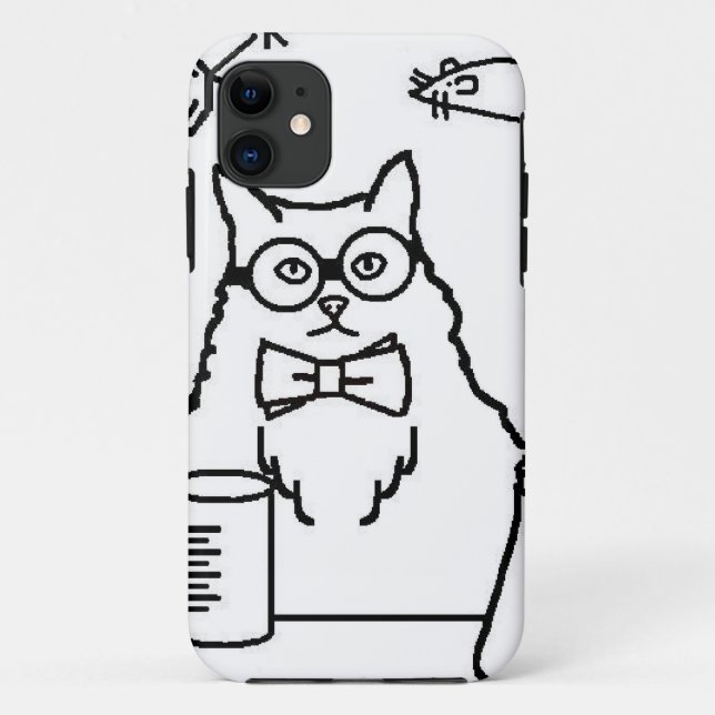 Coques Case-Mate iPhone Professeur Cat (Dos)