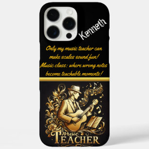 Coque iPhone 16 Pro Max Professeur de musique Inspirer les étudiants