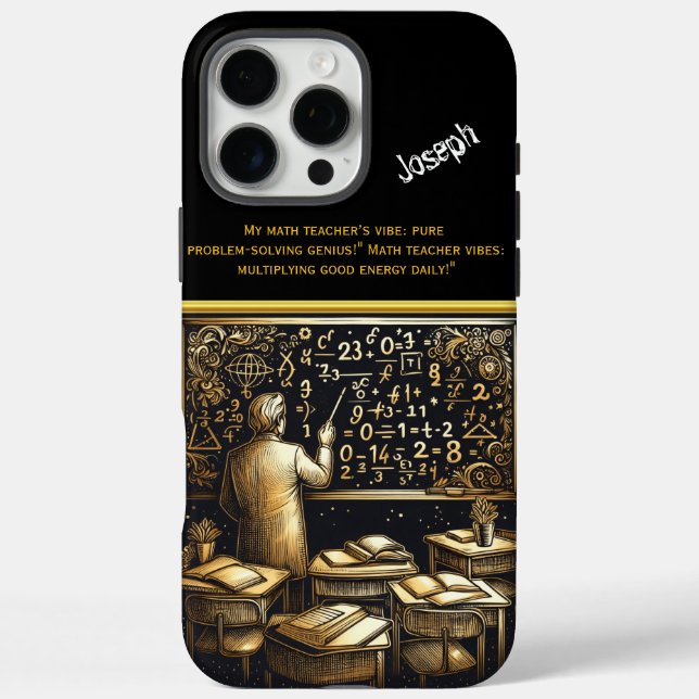 Coques Case-Mate iPhone Professeur explique les formules en classe cosy (Verso)