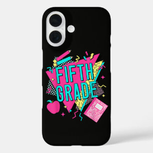 Coque Pour iPhone 16 Professeur rétro années 90 rentrée scolaire