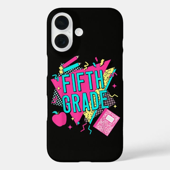 Coques Case-Mate iPhone Professeur rétro années 90 rentrée scolaire (Verso)