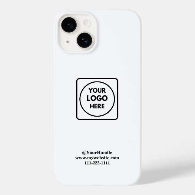 Coques Case-Mate iPhone Professional Minimalist Logo Branding iphone case (Verso)