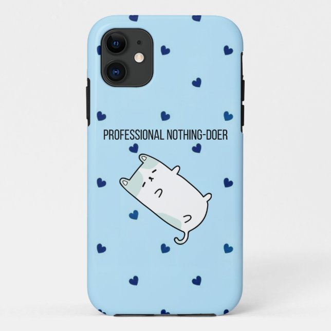 Coques Case-Mate iPhone Professional Nothing-Doer | Funny Mini Dog iPhone  (Dos)