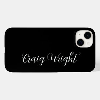 Coque Case-Mate iPhone Professionnel Minimaliste Ajouter un nom personnal