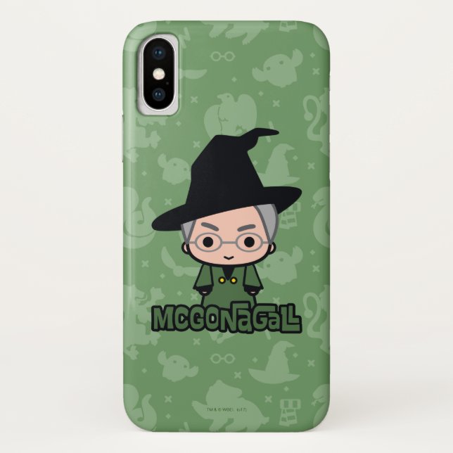 Coques Case-Mate iPhone Professor McGonagall Cartoon Character Art (Dos)