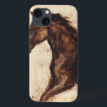Etui iPhone Case-Mate Profil du cheval sauvage Brown<br><div class="desc">La beauté de ce cheval sombre est parfaitement capturée par deux couleurs simples : le marron et le beige et la netteté de l'encre utilisée dans ce tableau le rend encore plus réaliste. Ce dessin d'art contemporain représentant un profil d'étalon brun ajoutera du caractère à tout salon, salle à manger...</div>
