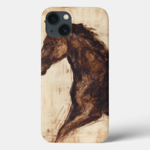 Coques Pour iPhone Profil du cheval sauvage Brown