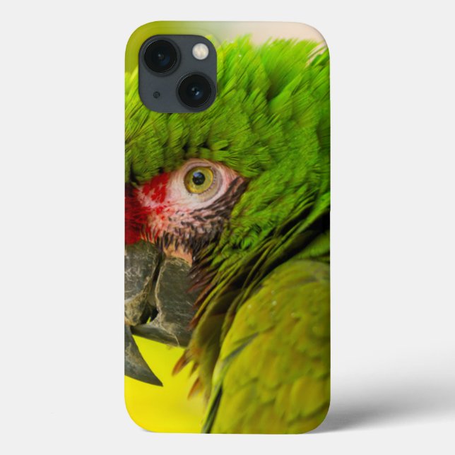 Coques Case-Mate iPhone Profile of macaw at Santa Barbara Zoo (Verso)