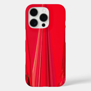 Coques iPhone 16 Pro Profondeur Cramoisie Belle Texture Rouge Abstrac