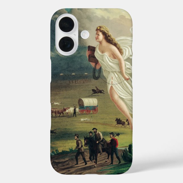 Coques Case-Mate iPhone Progrès américain par John Gast (Verso)