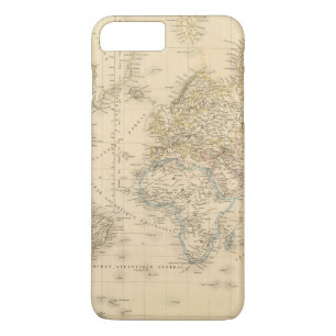 Coque iPhone 8 Plus/7 Plus Proj de Mercator de la terre