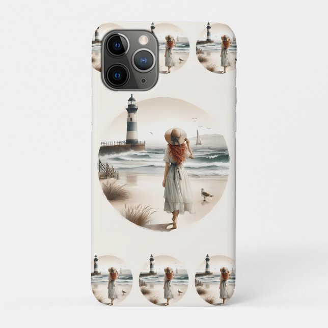 Coques Case-Mate iPhone Promenade au phare côtier (Dos)
