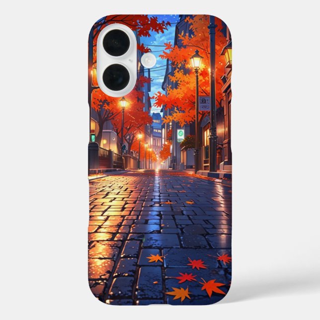 Coques Case-Mate iPhone Promenade d'automne en soirée (Verso)