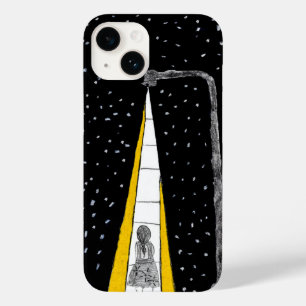 Coque Pour iPhone 14 Promenade nocturne d'hiver