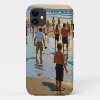 Case-Mate iPhone Case Promenade sur la plage bondée