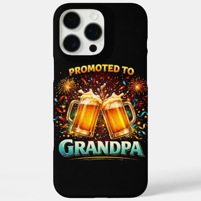 Coques Case-Mate iPhone Promoted To Grandpa Future (Verso)