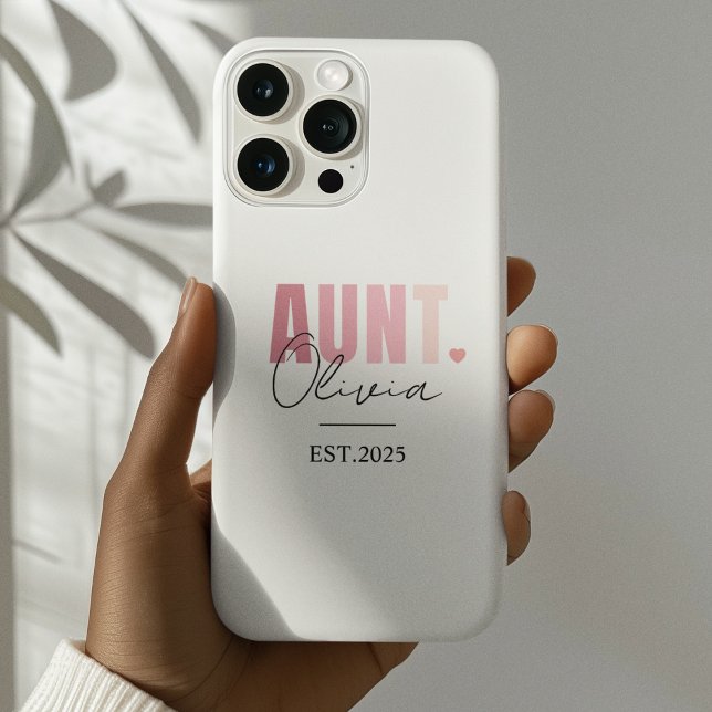 Coques Case-Mate iPhone Promu à Tante EST 2025 | Nouvelle tante personnali (Créateur téléchargé)