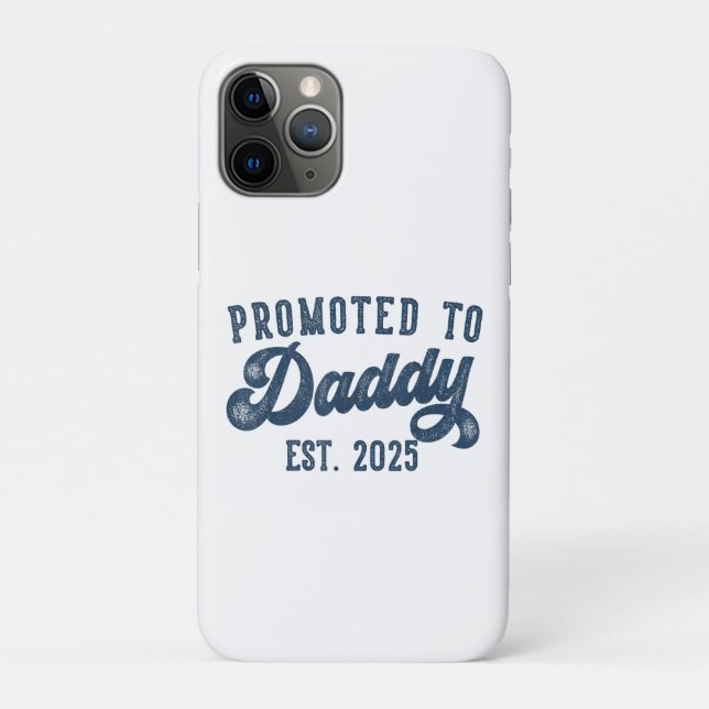 Coques Case-Mate iPhone Promu Papa Prévu 2025 Drôle Bientôt Papa (Dos)