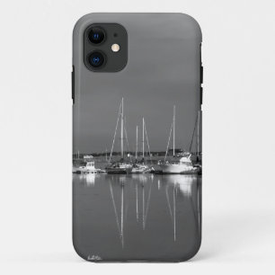 Etui iPhone Case-Mate Protecteur cellulaire photo noir et blanc, bateaux