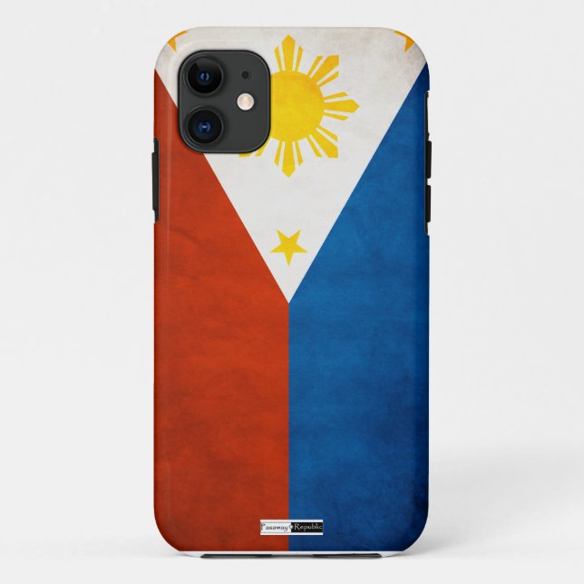 Coques Case-Mate iPhone Protecteur philippin de cas d'Iphone 5 de drapeau (Dos)