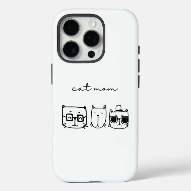 Coques Case-Mate iPhone Protection mignonne pour les Amoureux de les chats (Verso)