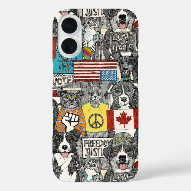 Coques Case-Mate iPhone protestation des animaux (Verso)