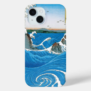 Coque Pour iPhone 15 Province d'Awa, Naruto Whirlpools par Ando Hiroshi