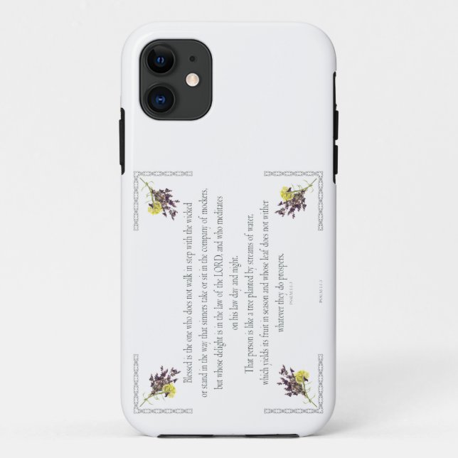 Coques Case-Mate iPhone PSAUM 1:1-3 Botanic design, (Dos)