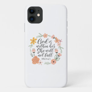 Case-Mate iPhone Case Psaume 46:5 Dieu est en elle, elle ne tombera pas