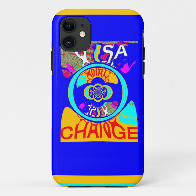 Coques Case-Mate iPhone Psychedelic Groove : Pop Art Énergie Abstraite (Dos)