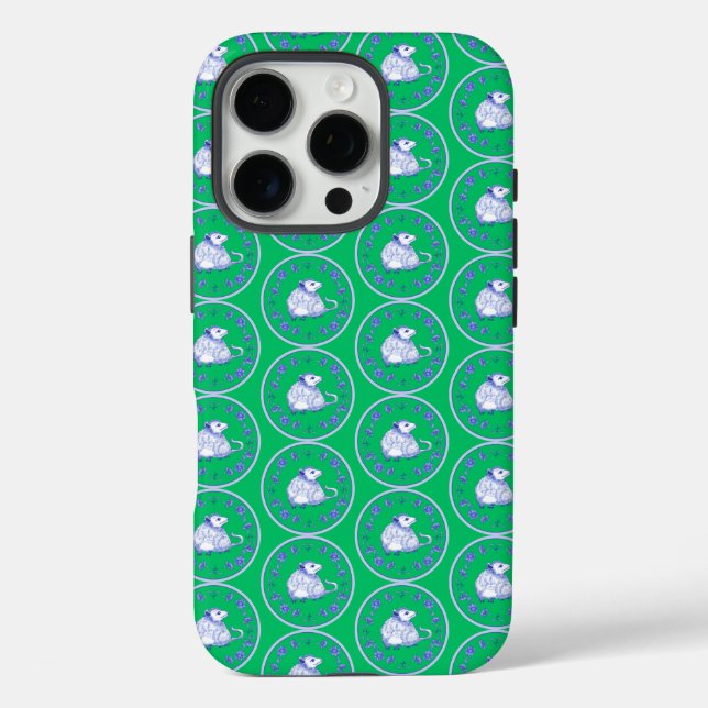 Coques Case-Mate iPhone Psychedelic Possum Iphone Case (Verso)