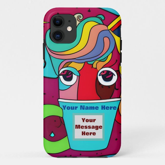 Coques Case-Mate iPhone Psychédélique (Dos)