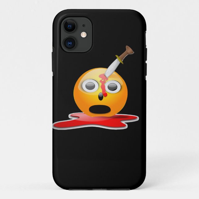Coques Case-Mate iPhone psycho-émoji (Dos)